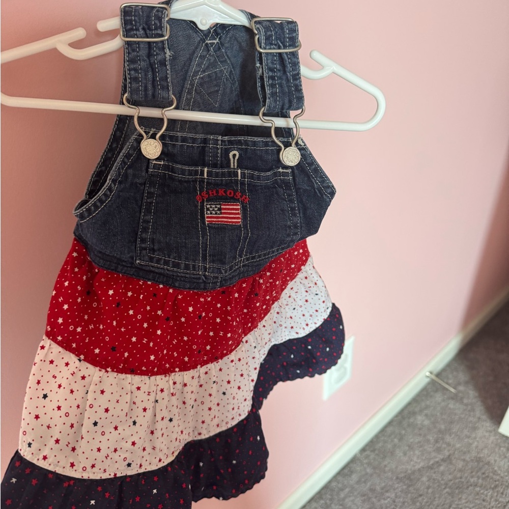 OshKosh B'gosh Red, White, and Blue Star Dress